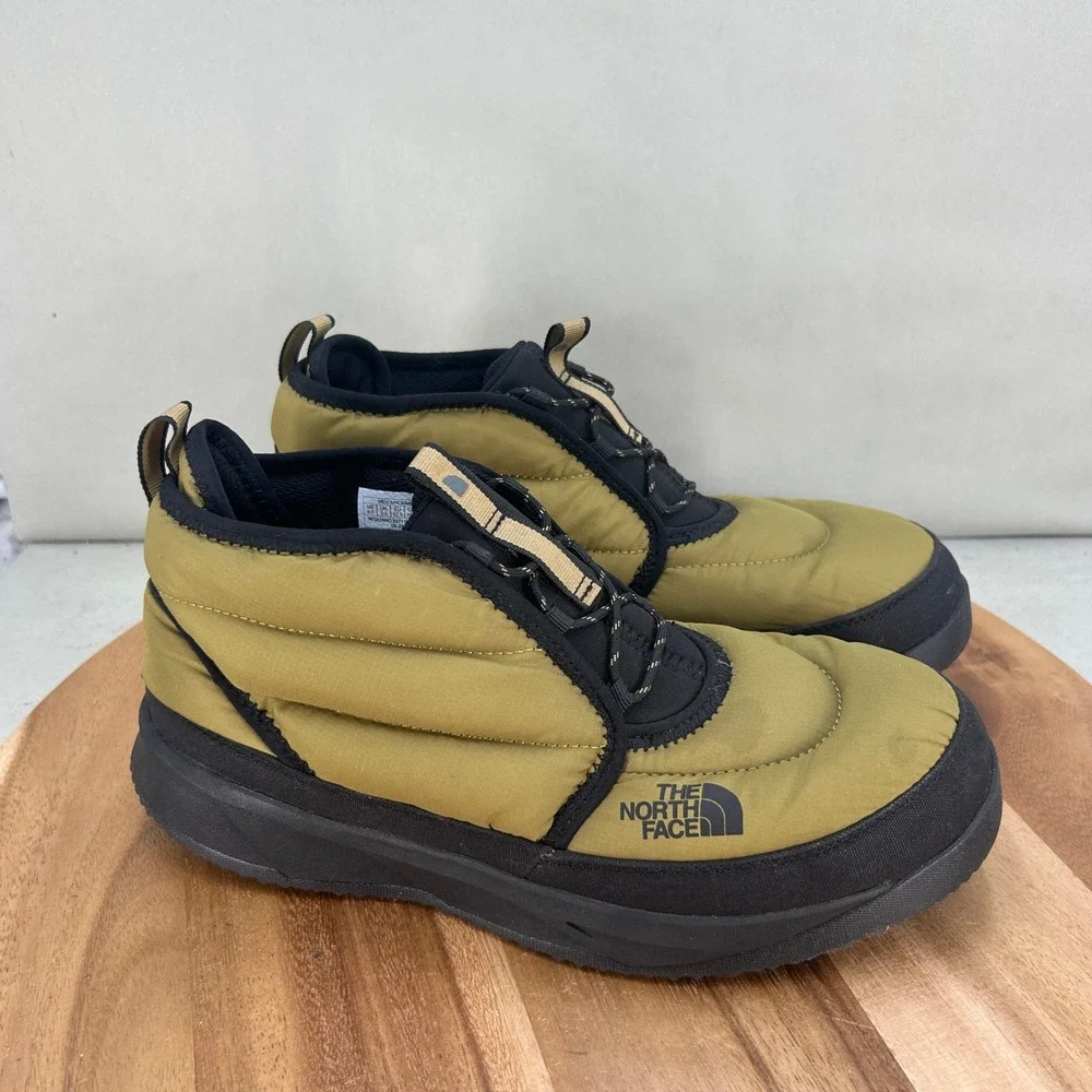 The North Face Mens Glenclyffe Mule Military Olive Green Black Size 9.5 Puffy